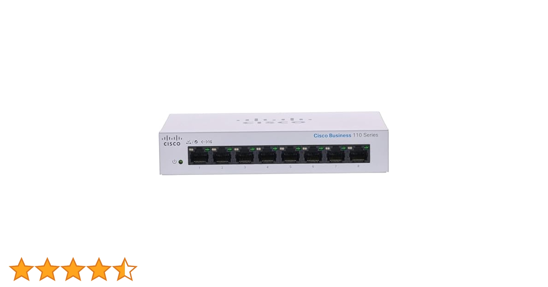 Cisco Business CBS110-8T-D Unmanaged Switch, 8 Port GE
